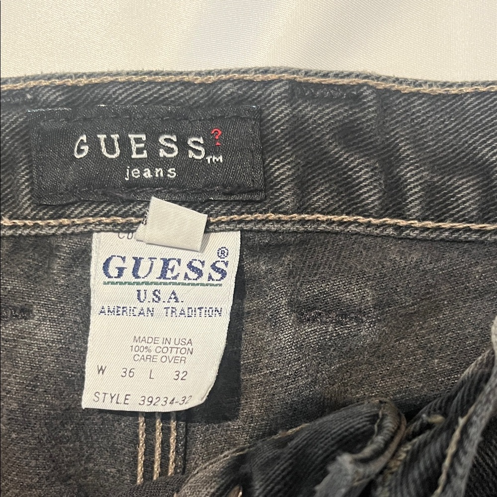 Guess Charcoal Denim Jeans - Picture 2 of 7